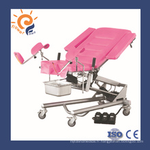 FD-3004 Trousse de premiers secours Table à usage électrique pour obstétrique polyvalent